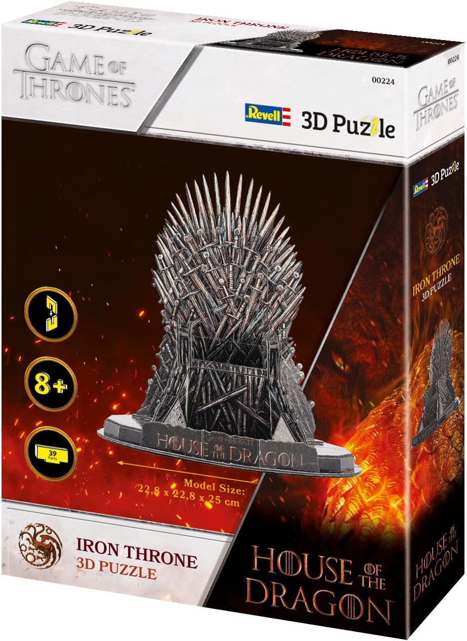 Puzzle 3D Revell din 39 piese - Tronul de Fier