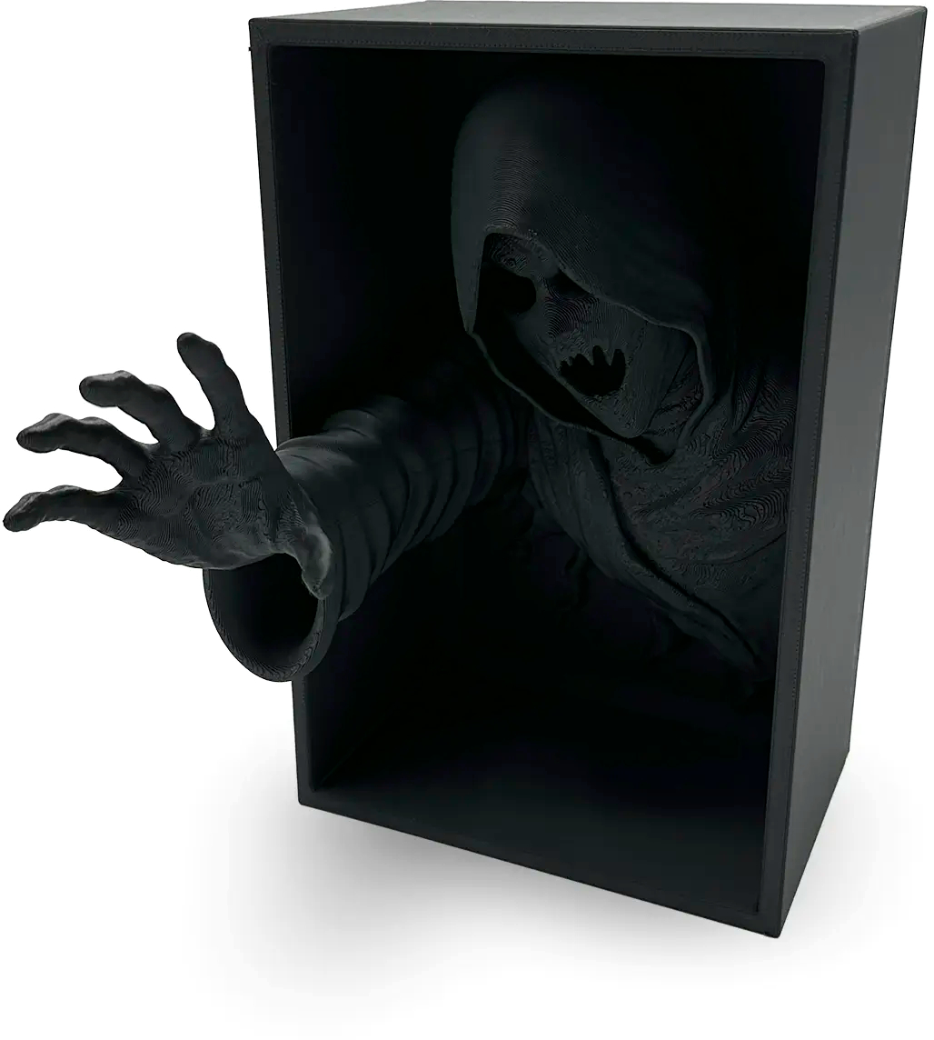 Print 3D de la 3D Morph Lab  - Book nook, Void Reaper, negru