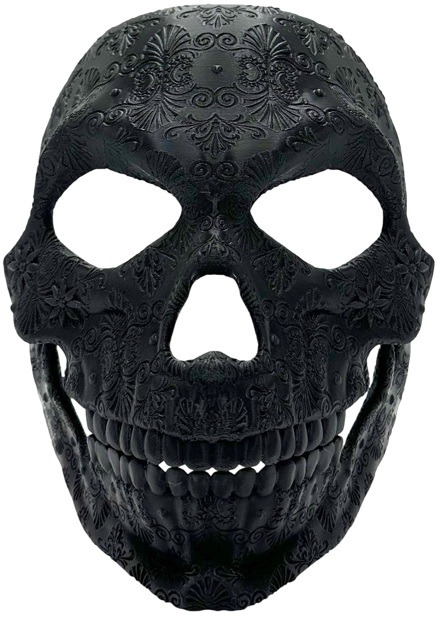 3D Print 3D Morph Lab - Catrina, mască de purtat, negru