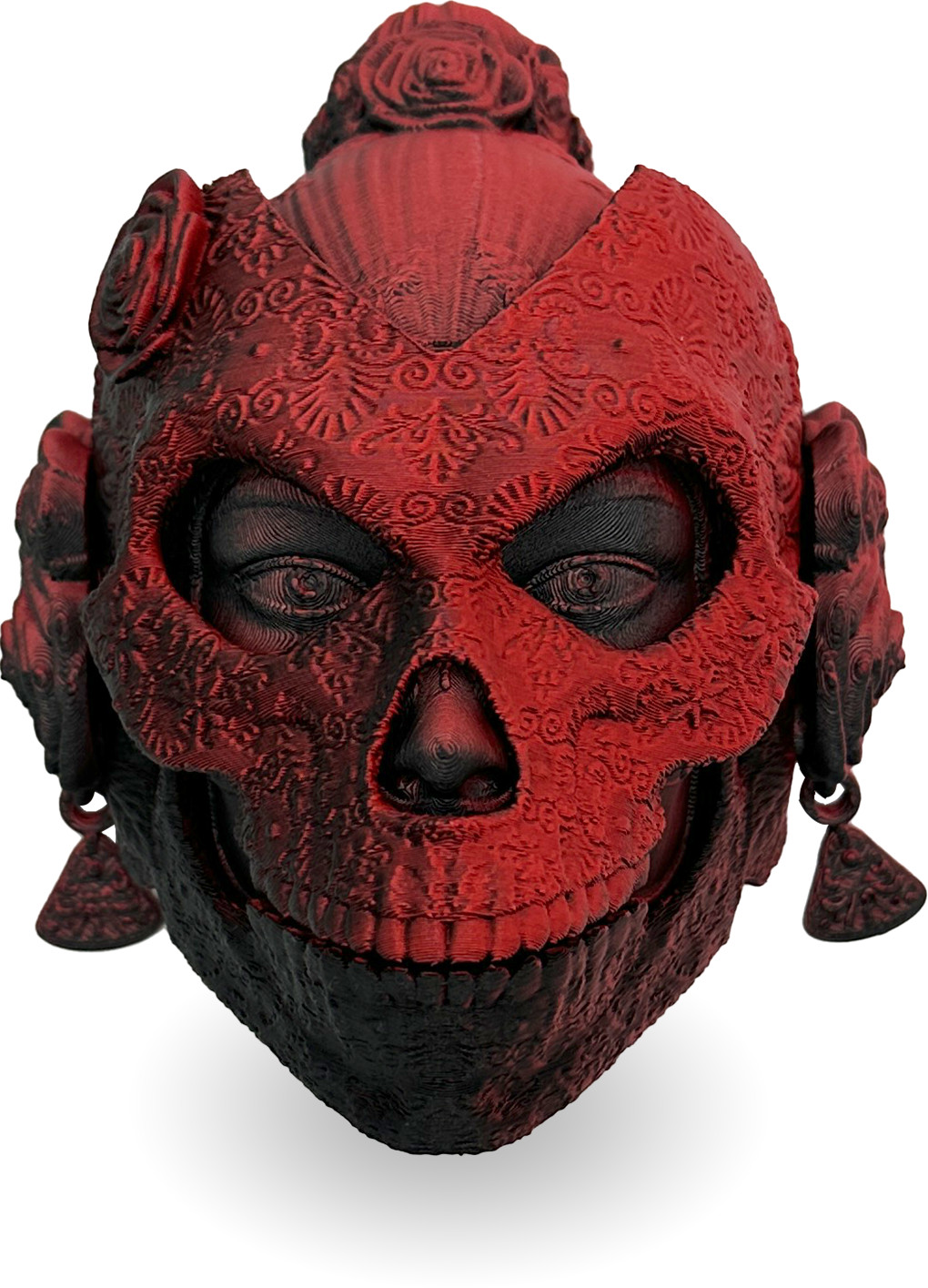 Print 3D de la 3D Morph Lab  - Decorațiune de perete, Catrina, negru și roșu