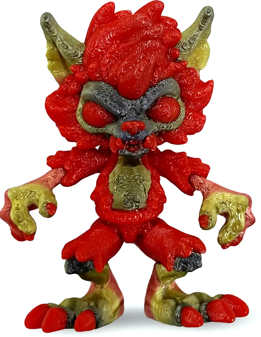Print 3D de la 3D Morph Lab  - Figura vârcolac, mini, gradient