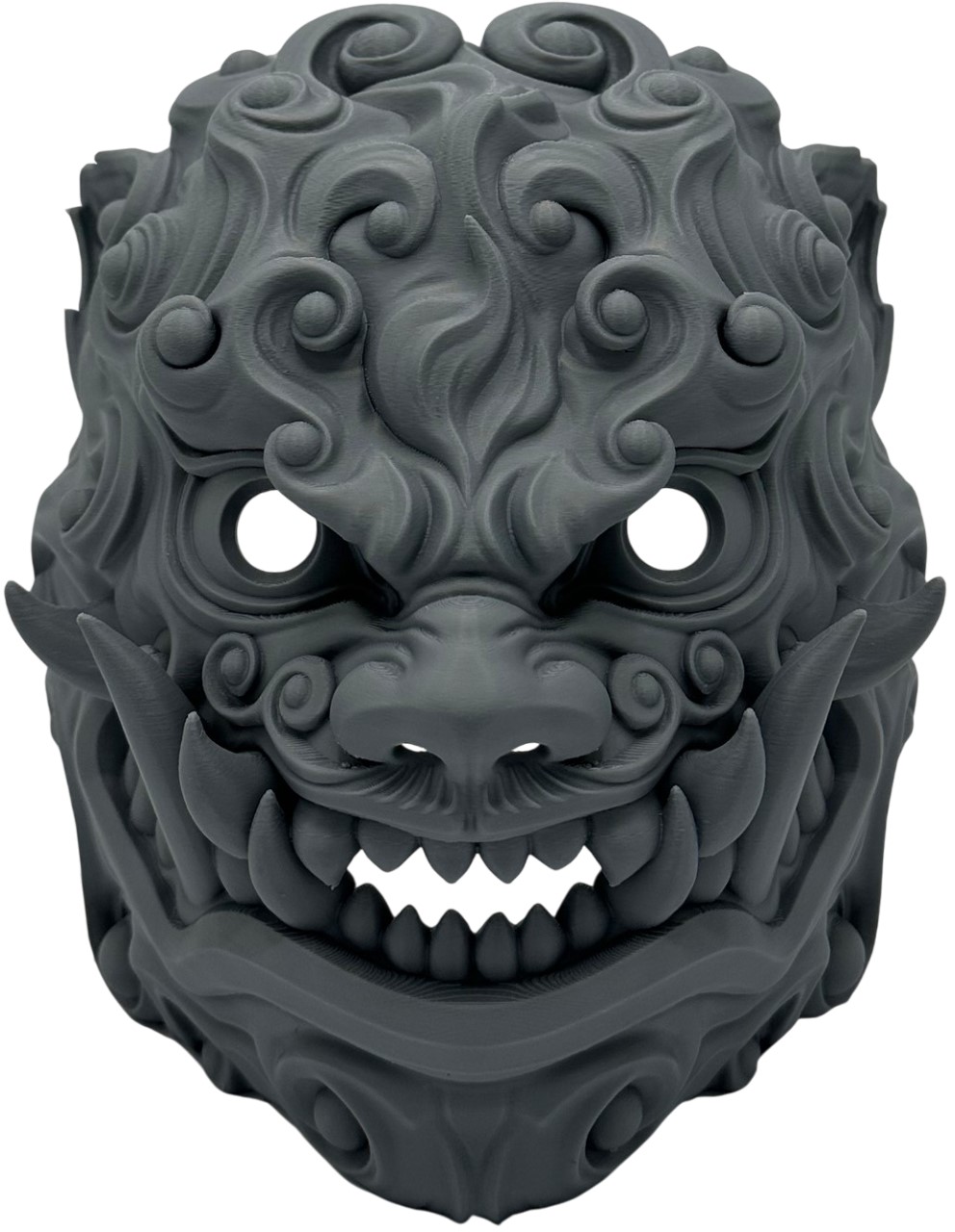 3D Print 3D Morph Lab - Foo lion, mască de purtat, gri