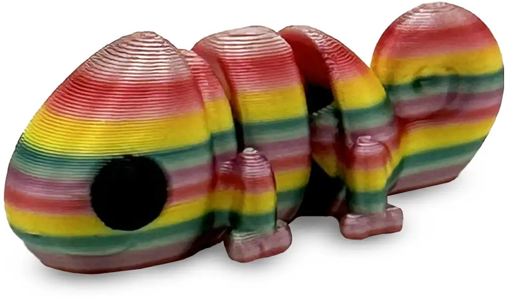 Print 3D de la 3D Morph Lab  - Cameleon, mic, gradient