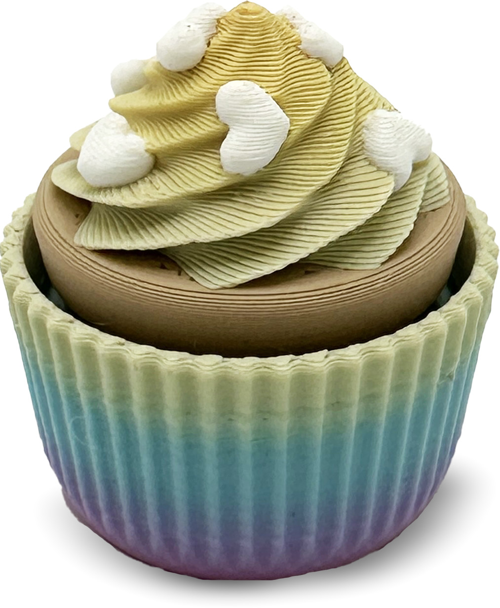 Print 3D de la 3D Morph Lab  - Clicker, cupcake, gradient