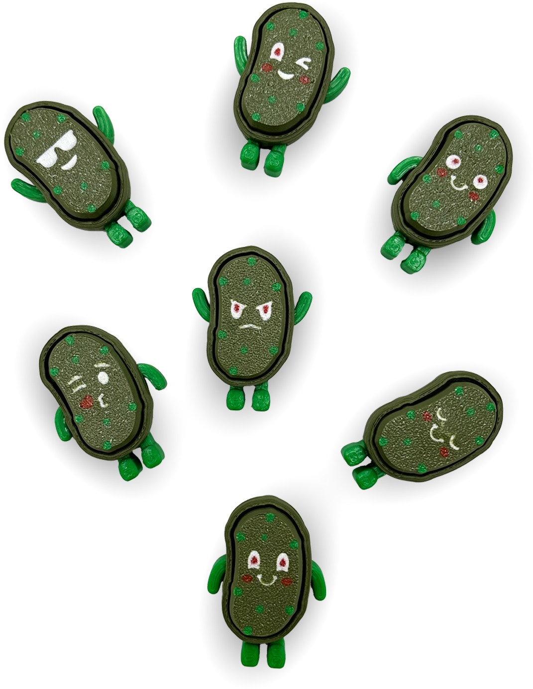 Print 3D de la 3D Morph Lab  - Clicker, murătură, verde închis, sortiment