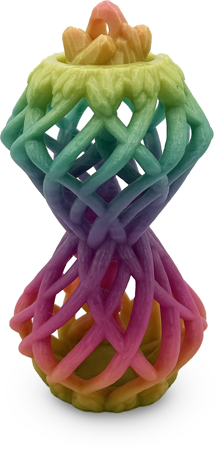 Print 3D de la 3D Morph Lab  - Turn de Zaruri, Clepsidră, Gradient, Luminescent
