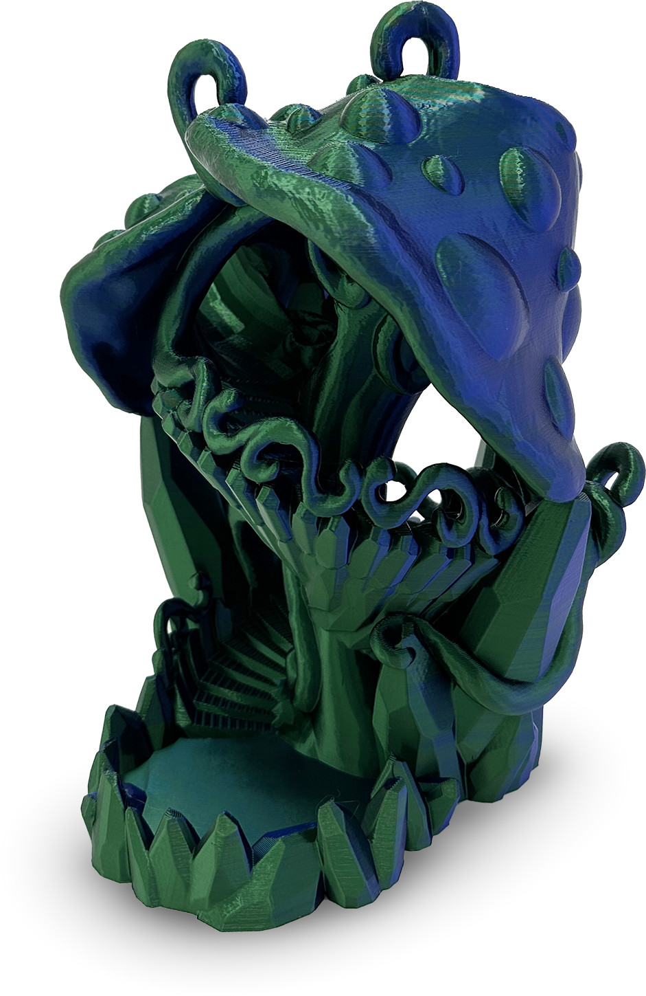 Print 3D de la 3D Morph Lab  - Turn de zaruri, Ciupercă, mare, albastru-verde