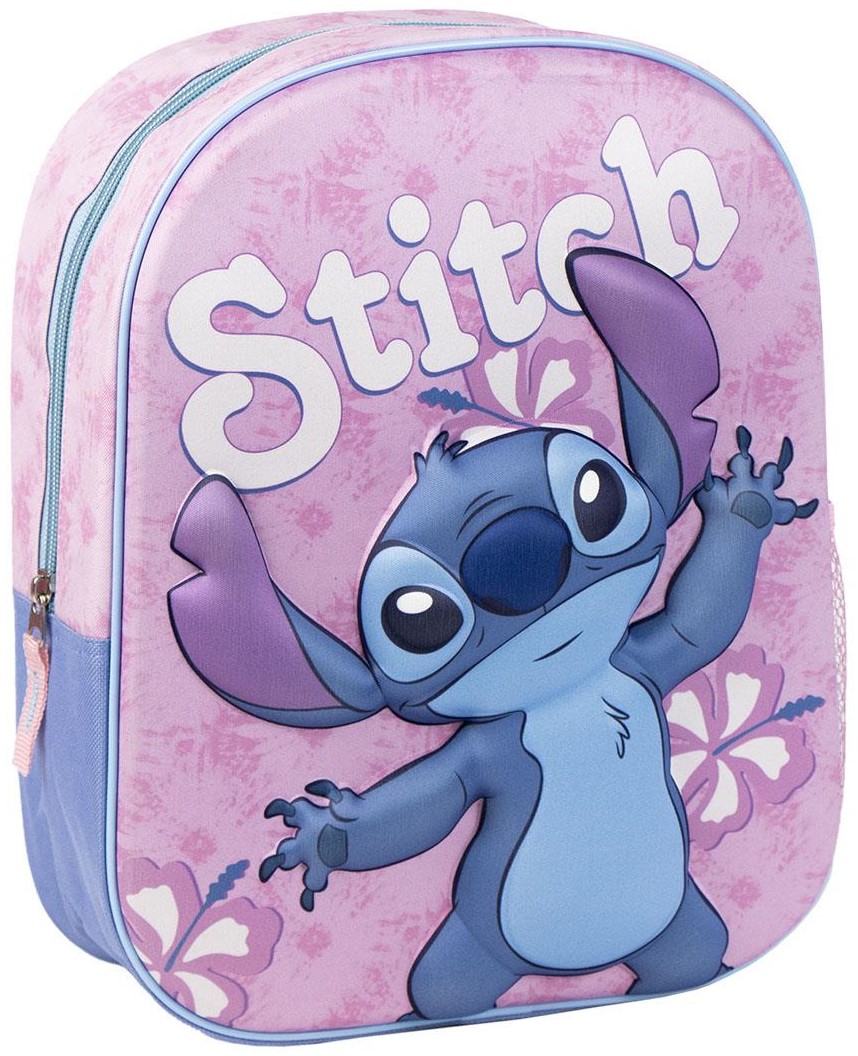 3D Ghiozdan de grădiniță  Cerda Stitch - Roz
