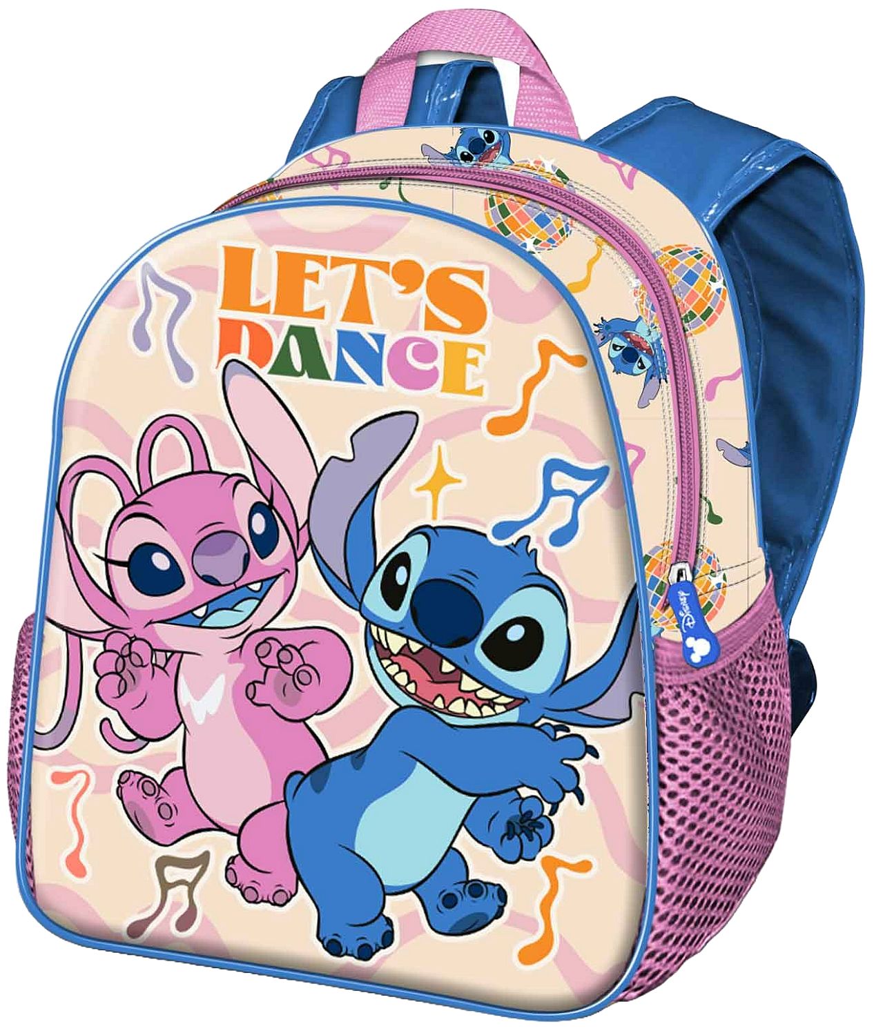 Rucsac 3D pentru grădiniță Karactermania Lilo & Stitch - Dance