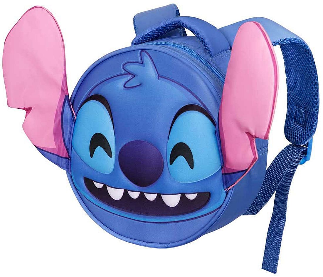 Ghiozdan 3D pentru grădiniță Karactermania Stitch - Emoji