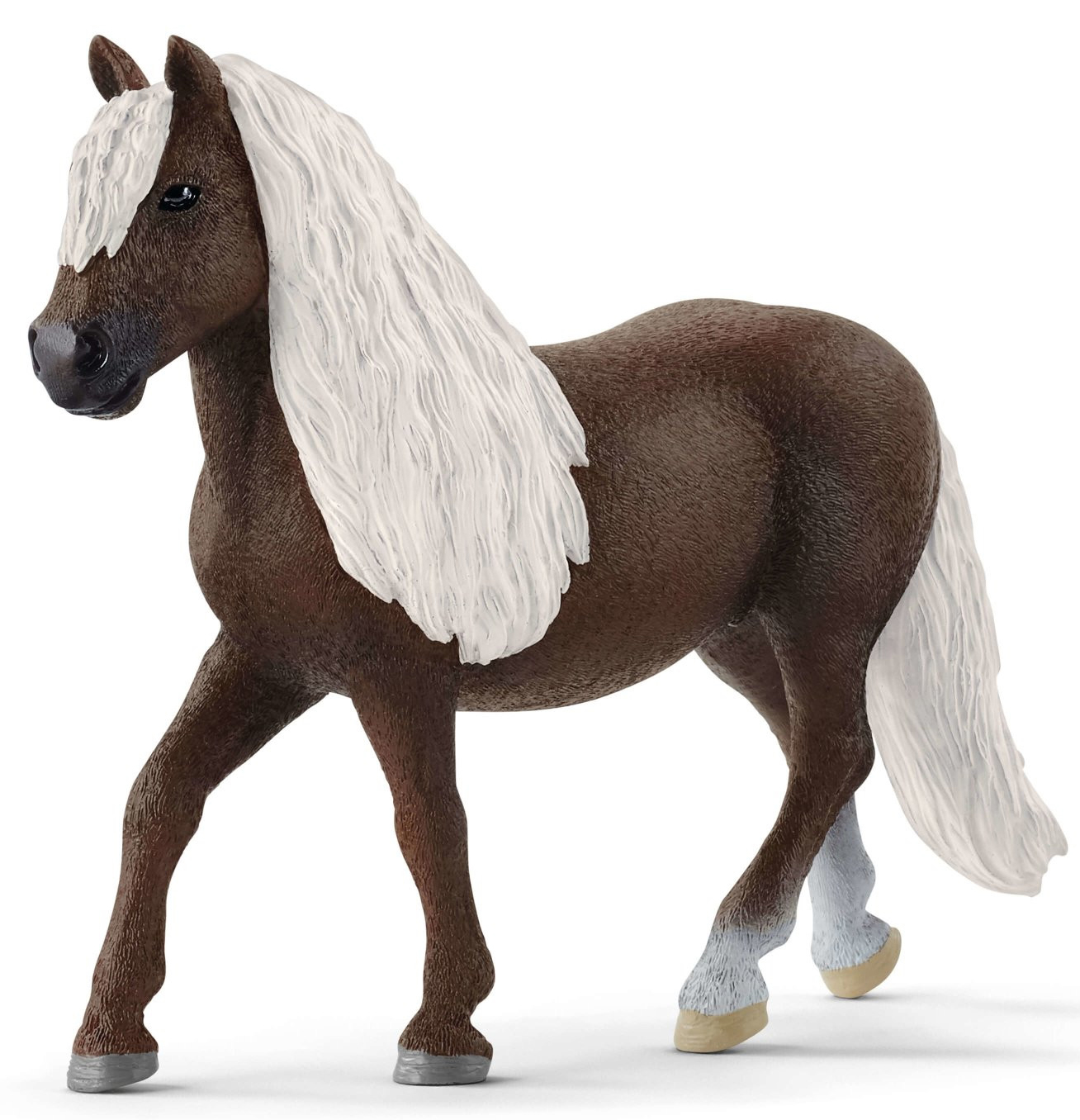Figurina Schleich Farm World Horses - Iapa Black Forest cu coama alba