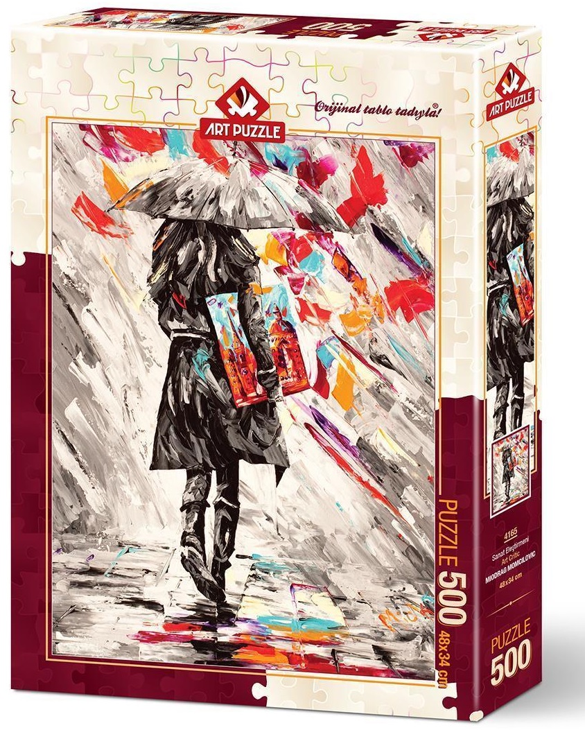 Puzzle Art Puzzle din 500 de piese - Critic de arta, Miodrag Momchilovici