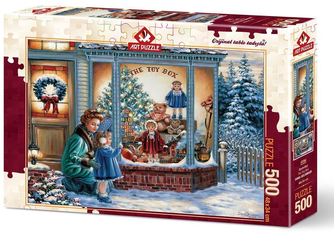 Puzzle Art Puzzle din 500 de piese - Magazin - Cutia de jucarie, Dona Gelsinger
