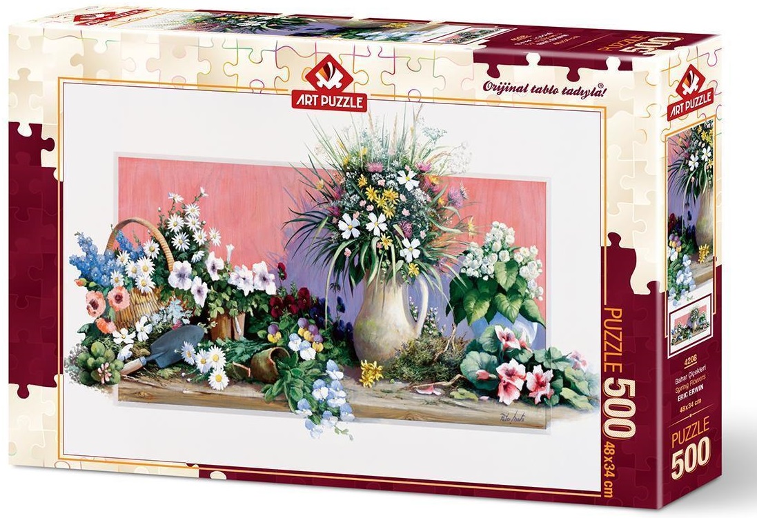 Puzzle Art Puzzle din 500 de piese - Flori de primavara, Erik