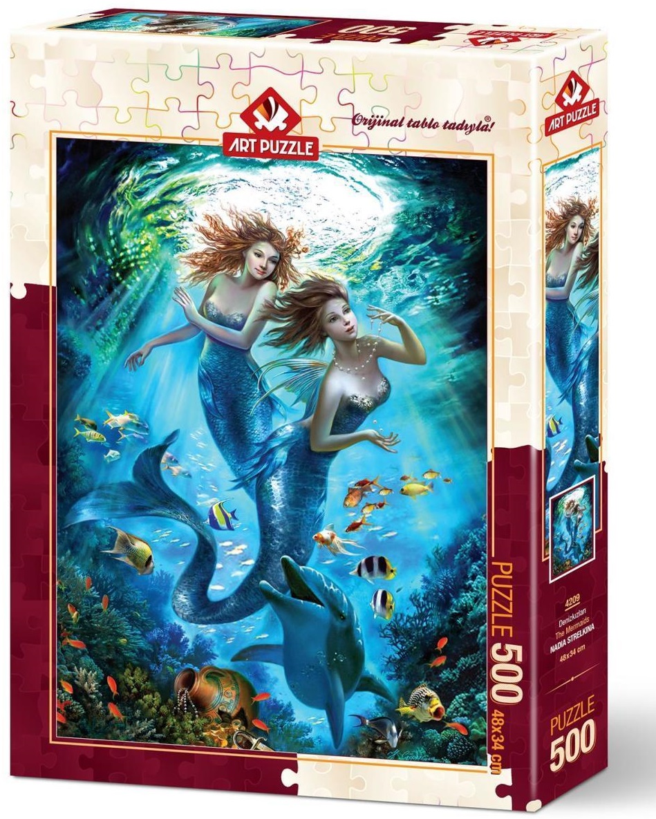 Puzzle Art Puzzle din 500 de piese - Sirene, Nadia Sageata