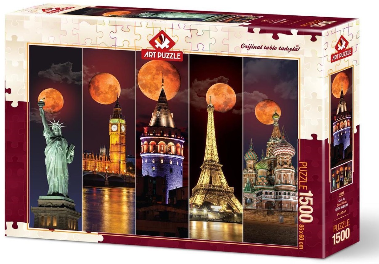 Puzzle Art Puzzle din 1500 de piese - Luna sangeroasa, Eren Malchok