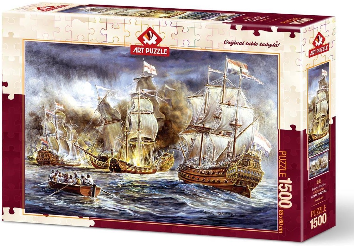 Puzzle Art Puzzle din 1500 de piese - Razboiul vapoarelor, Almar Zaadstra