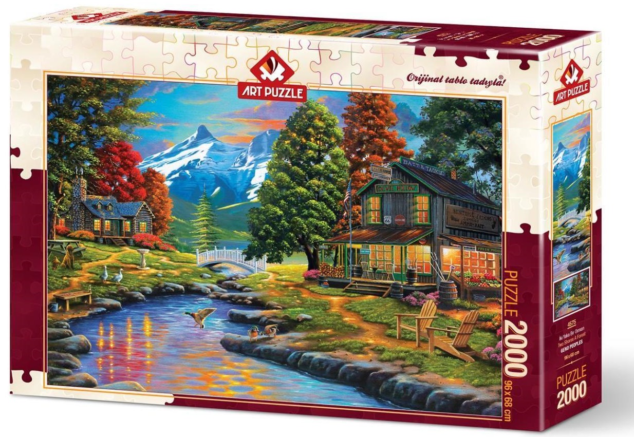 Puzzle Art Puzzle din 2000 de piese - Cele doua tarmuri