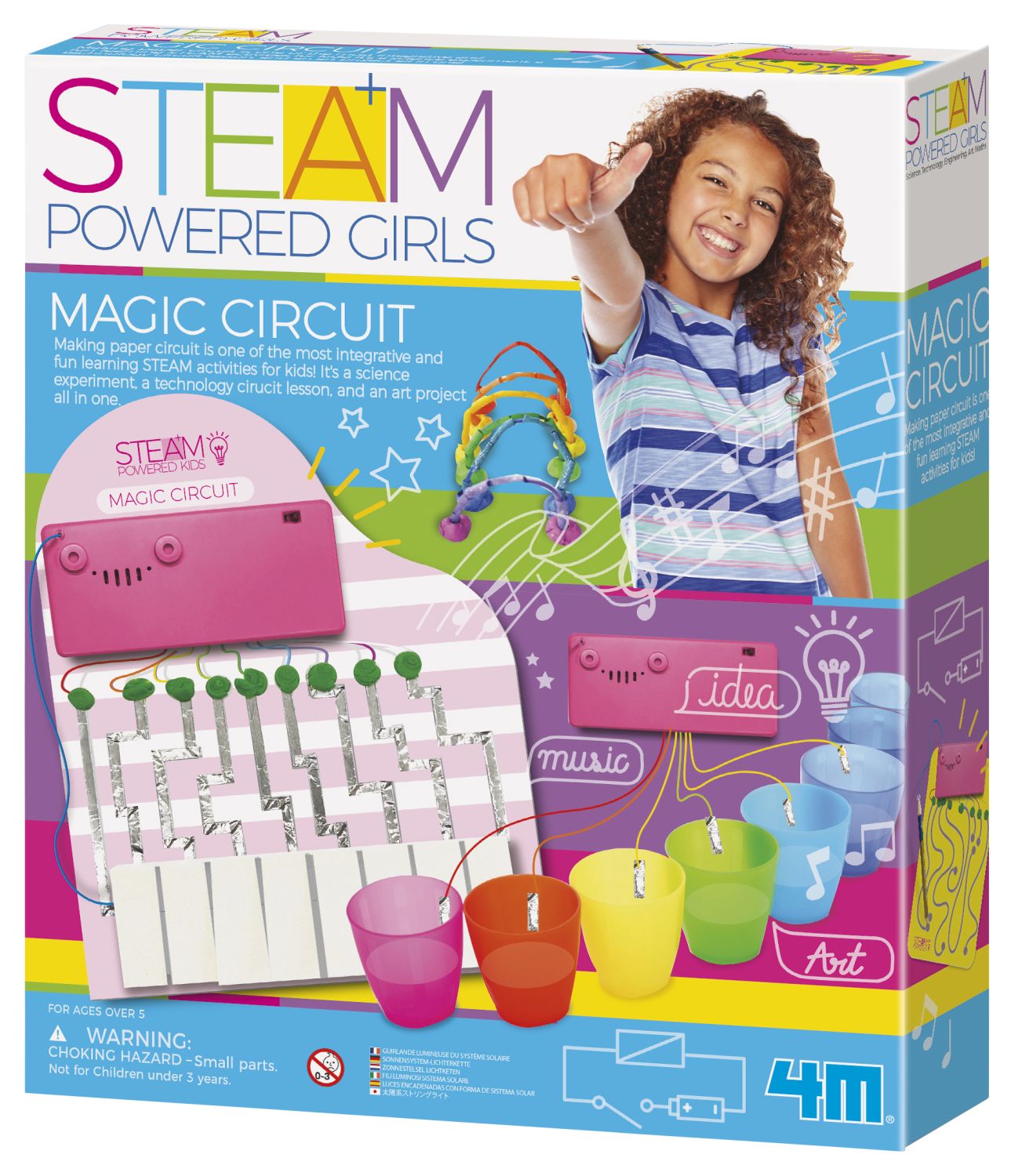 Set creativ 4M Steam Powered Girls - Fă-o singura, Circuit muzical