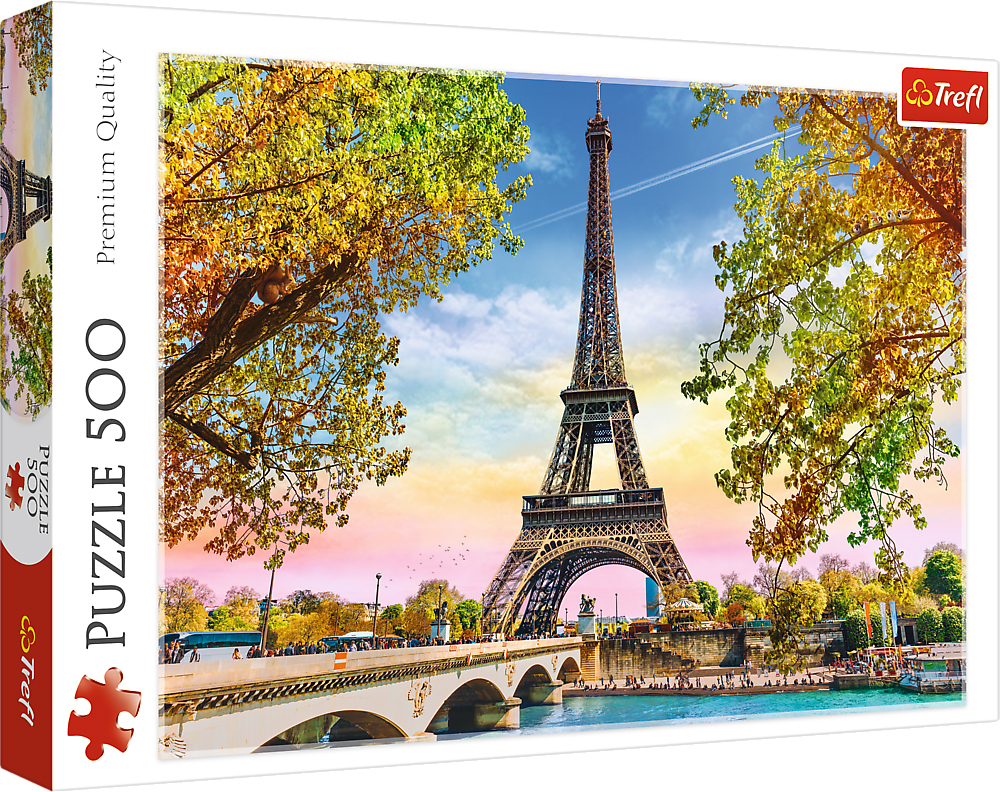 Puzzle Trefl din 500 de piese - Romanticul Paris