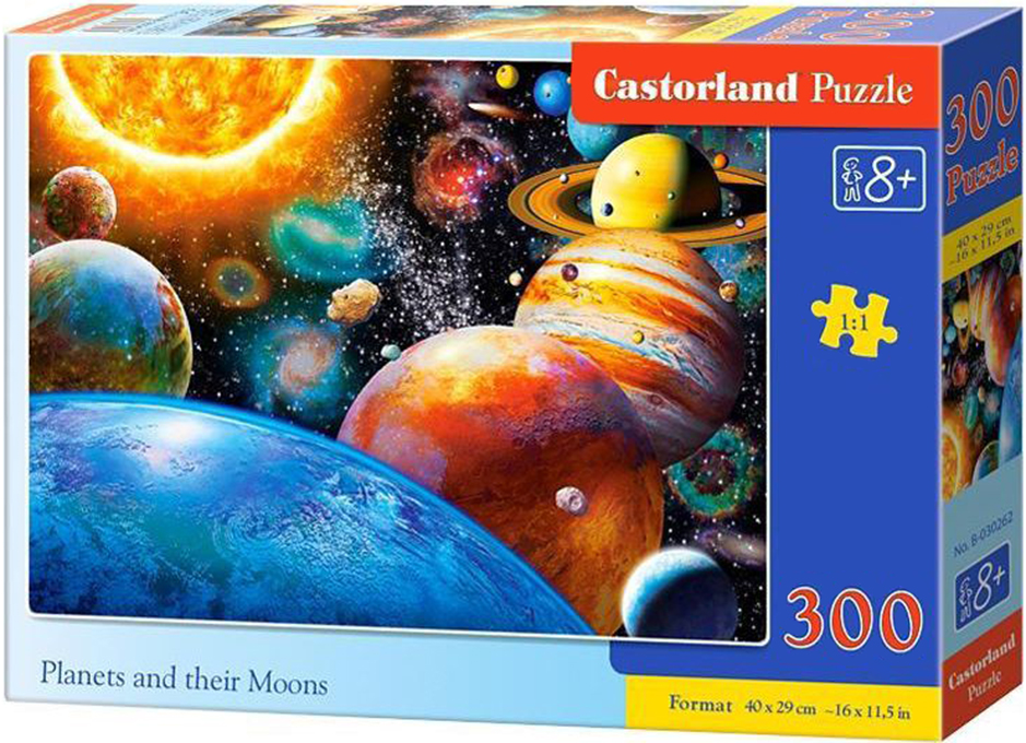 Puzzle Castorland din 300 de piese - Planets and their Moons