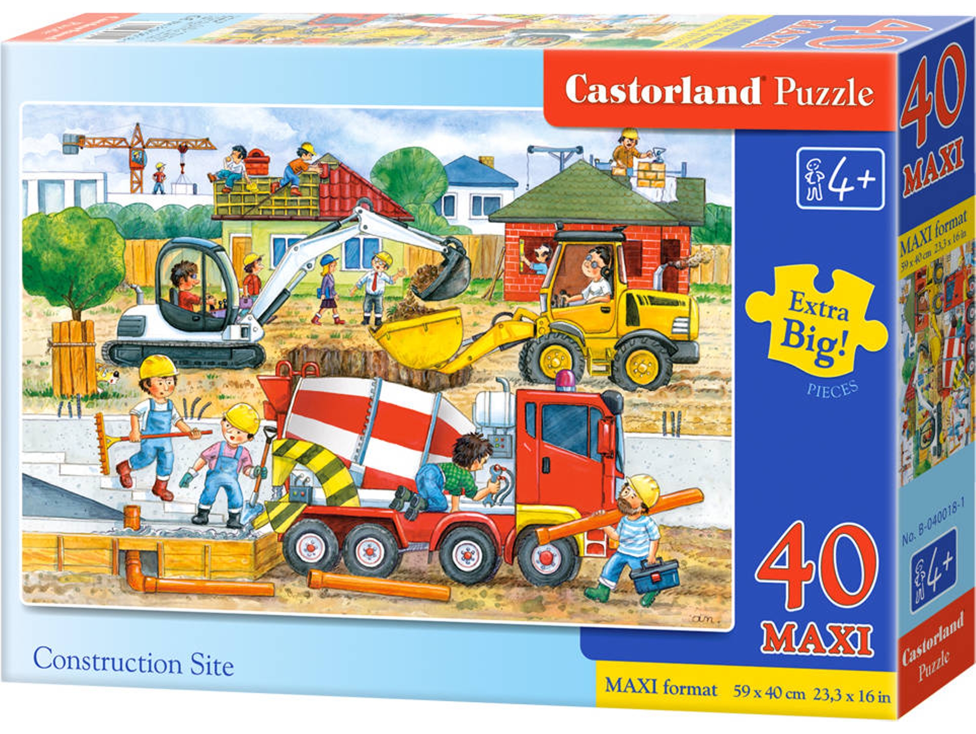 Puzzle Castorland din 40 XXL de piese - Santier