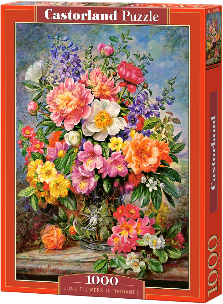 Puzzle Castorland din 1000 de piese - Flori de Iunie, Albert Williams