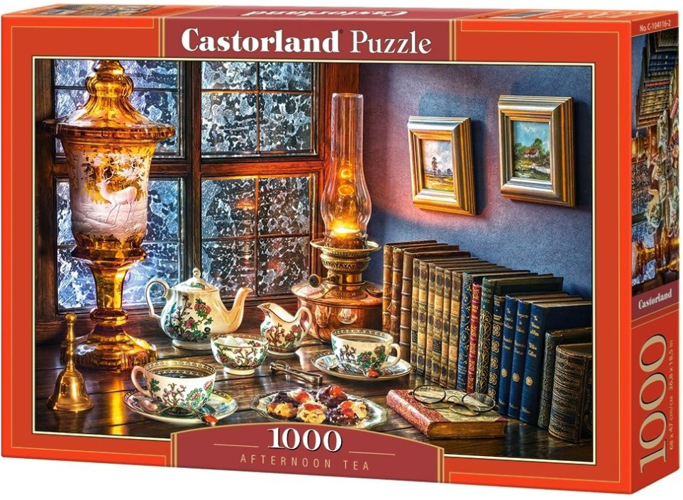 Puzzle Castorland din 1000 de piese - Ceaiul de dupa-amiaza