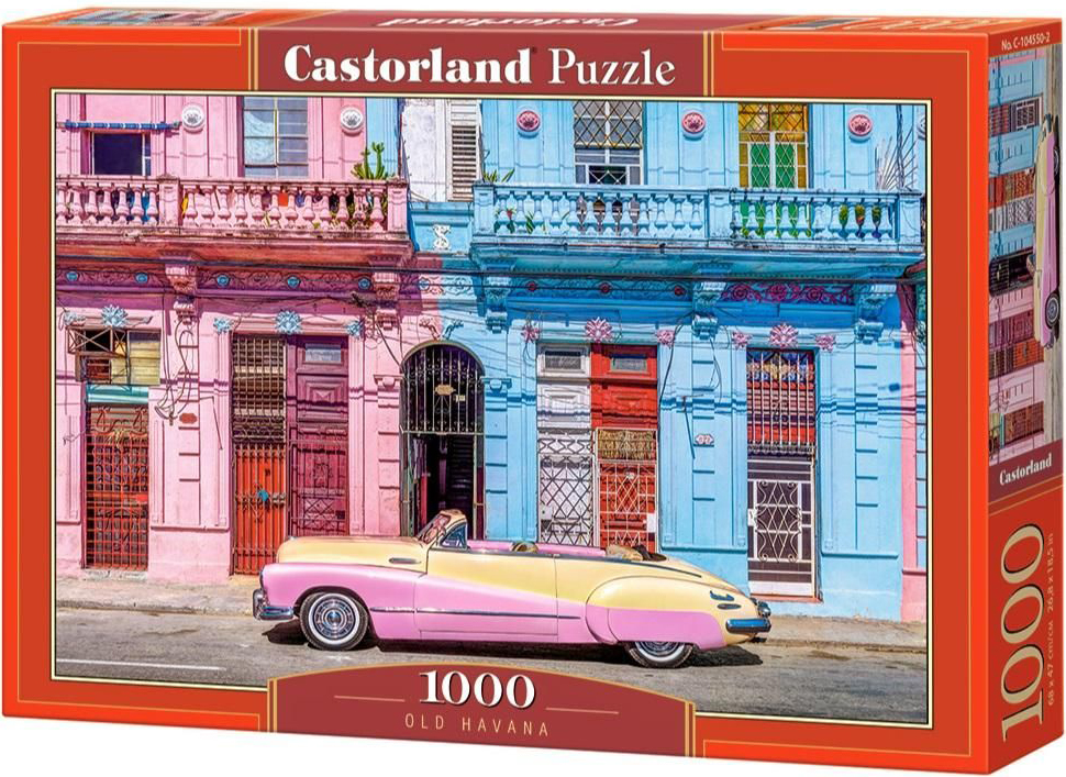 Puzzle Castorland din 1000 de piese - Vechea Havana, Assaf Frank