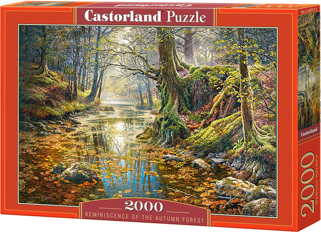 Puzzle Castorland din 2000 de piese - Amintiri cu padurea de toamna, Graham Twyford