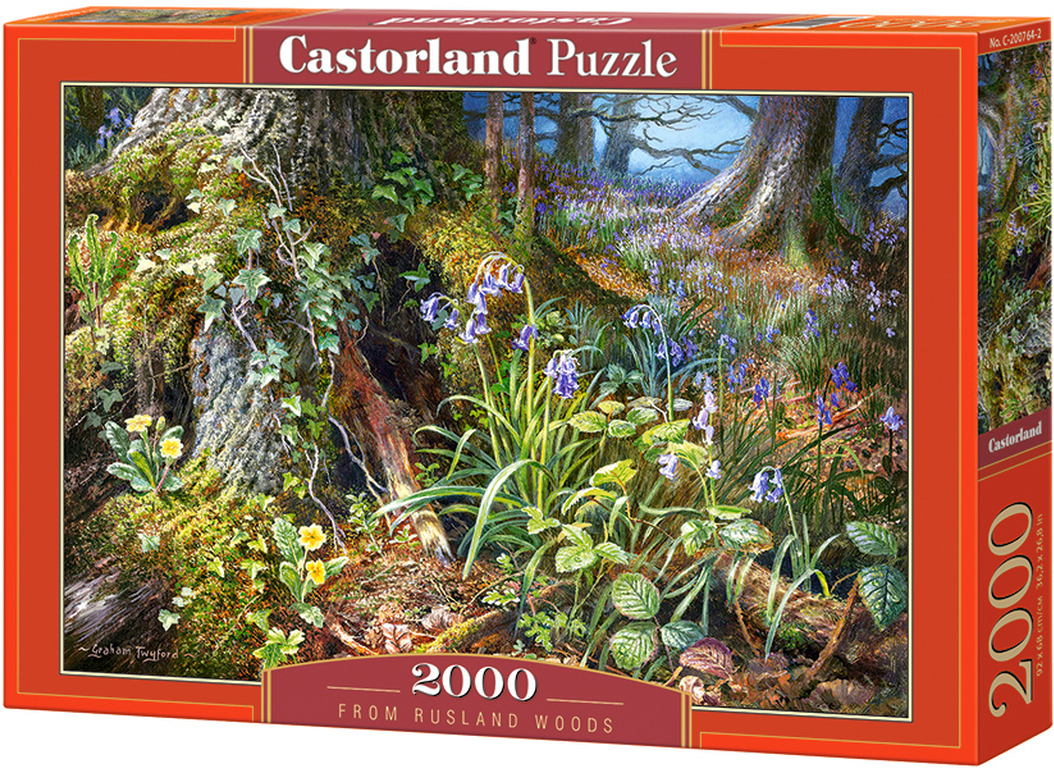 Puzzle Castorland din 2000 de piese -  Din padurile Rusland, Graham Twyford
