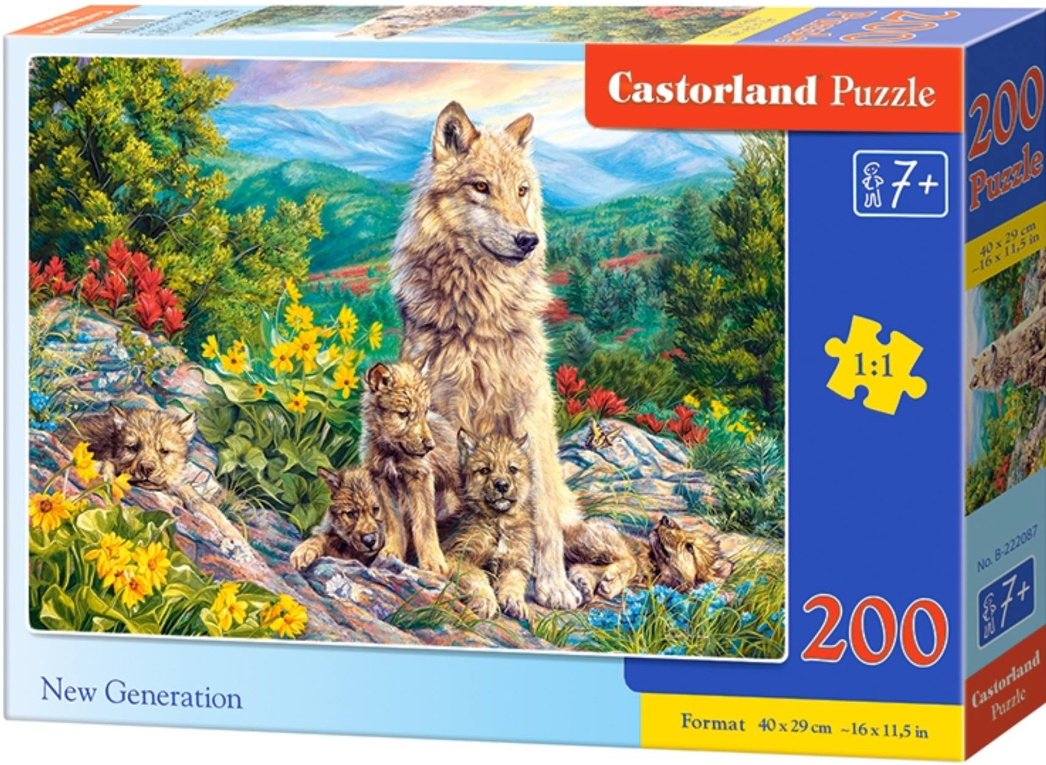 Puzzle Castorland din 200 de piese - Generatia noua