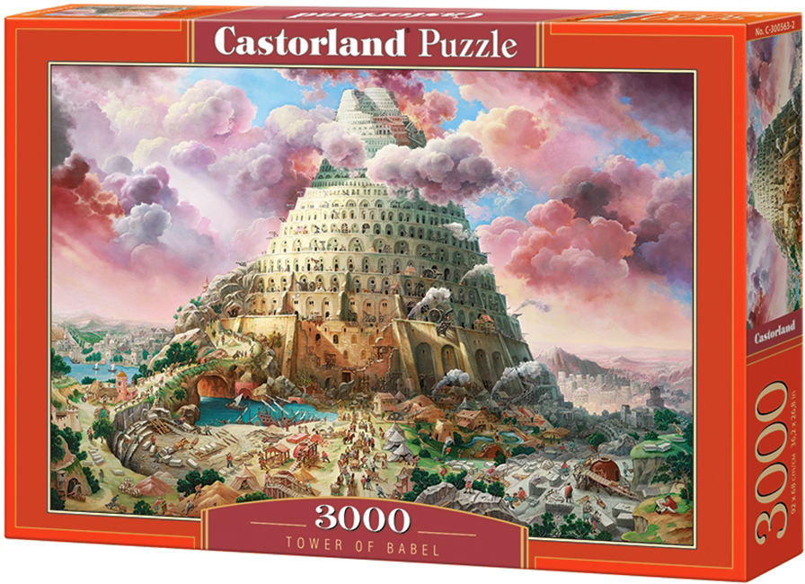 Puzzle Castorland din 3000 de piese - Turnul Babel
