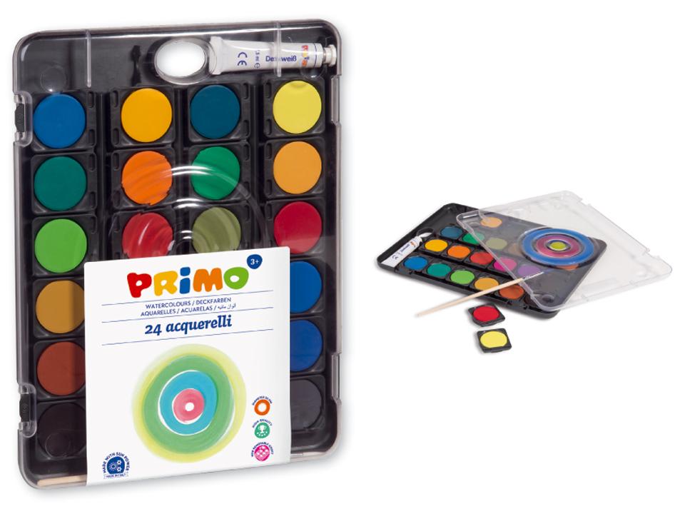 Vopsele acuarele Primo - 24 culori