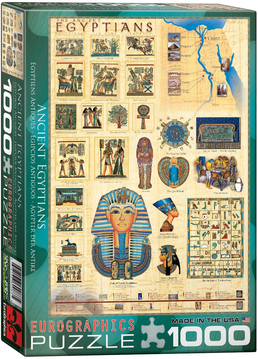 Puzzle Eurographics din 1000 de piese - Egiptenii