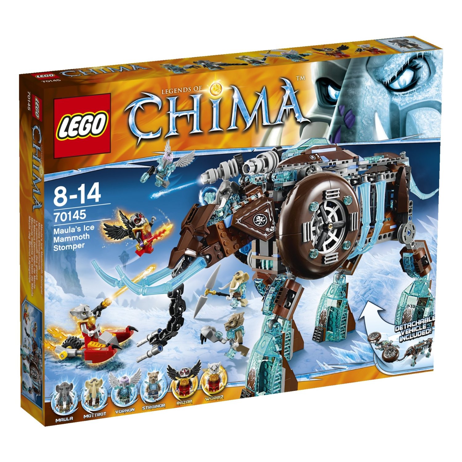 LEGO Legends of Chima: The Mammoth Stone Mammoth (70145) | Ozone.ro