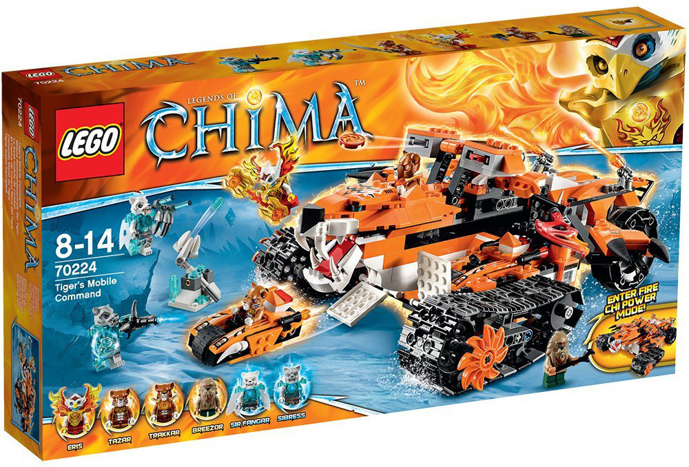LEGO Legends of Chima: Centrul de comanda mobil Tiger (70224