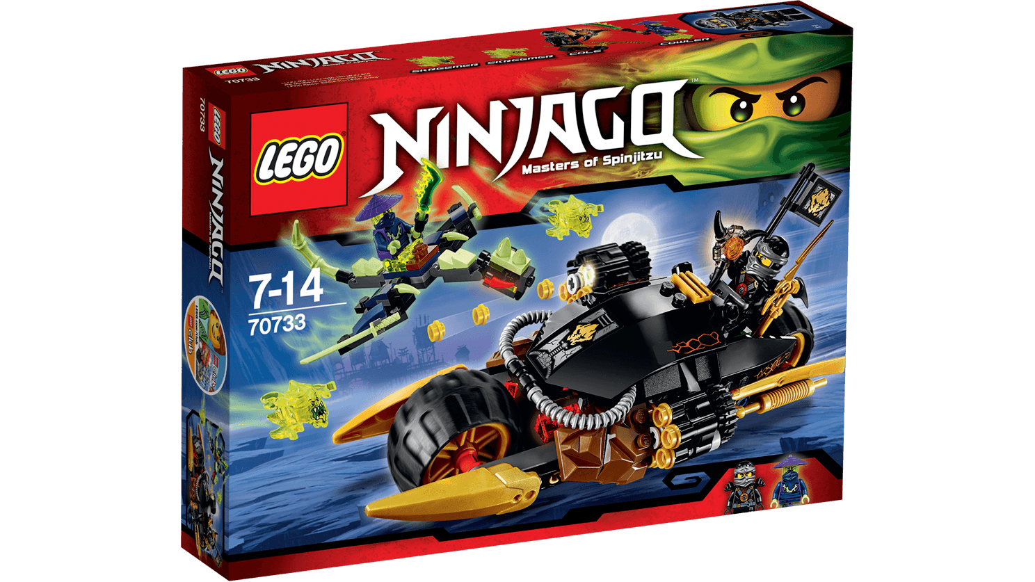 Constructor LEGO Ninjago - Motocicletă Blaster (70733) | Ozone.ro