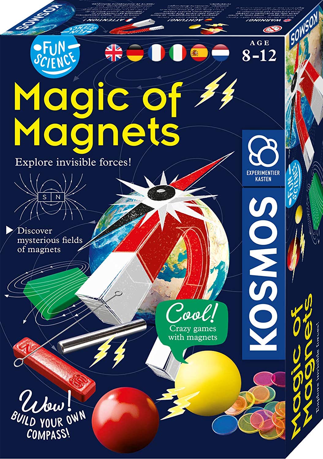 Set pentru experimente Kosmos - Magia magnetilor