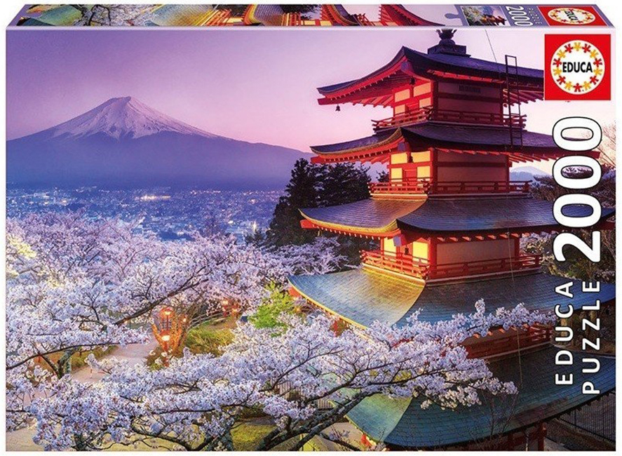 Puzzle Educa din 2000 de piese - Mount Fuji, Japan