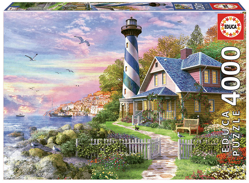 Puzzle Educa din 4000 de piese - Farul in Rock Bay
