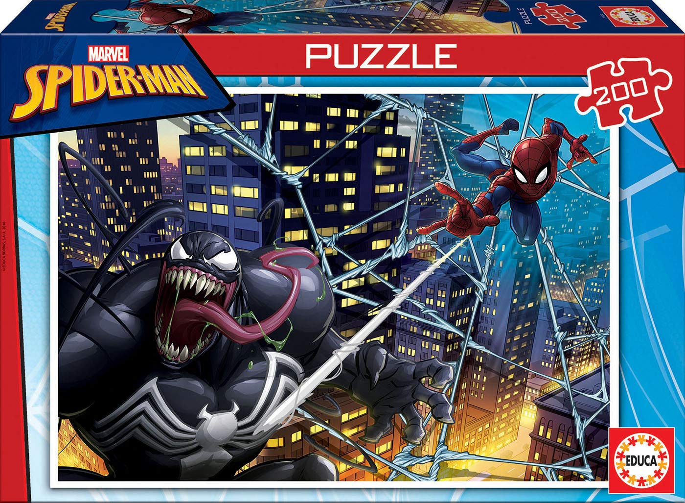 Puzzle Educa din 200 de piese - Spider-Man