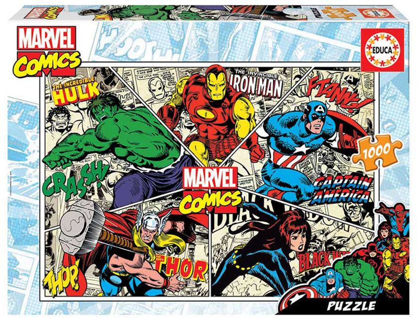 Puzzle Educa din 1000 de piese - Marvel Comics