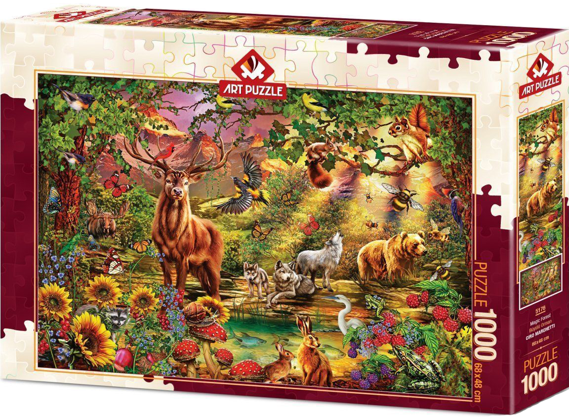 Puzzle Art Puzzle din 1000 de piese - Magic Forest