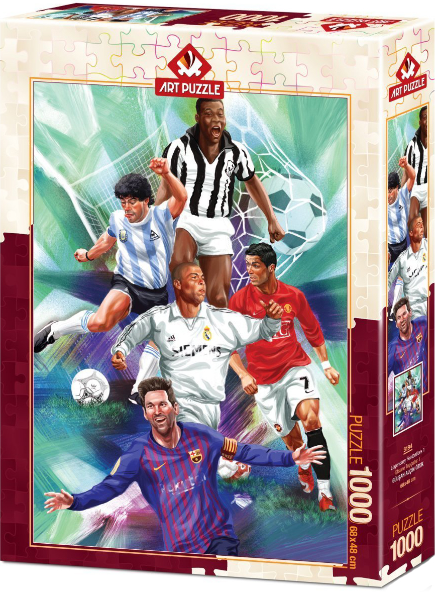 Puzzle Art Puzzle din 1000 de piese - Legendary Footballers 1