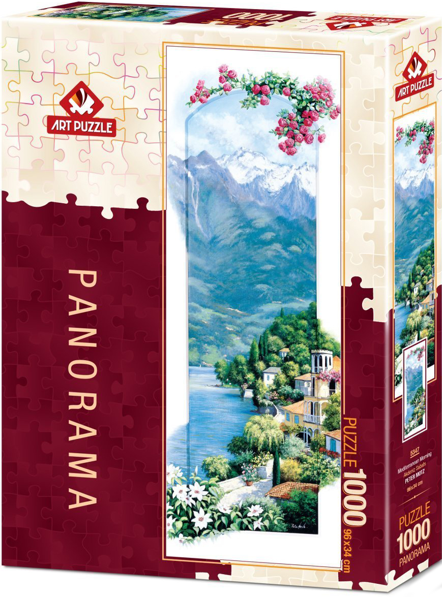 Puzzle panoramic Art Puzzle din 1000 de piese - Mediterranean Mornin