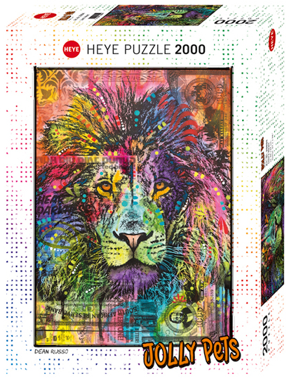 Puzzle Heye din 2000 de piese - Inima de leu