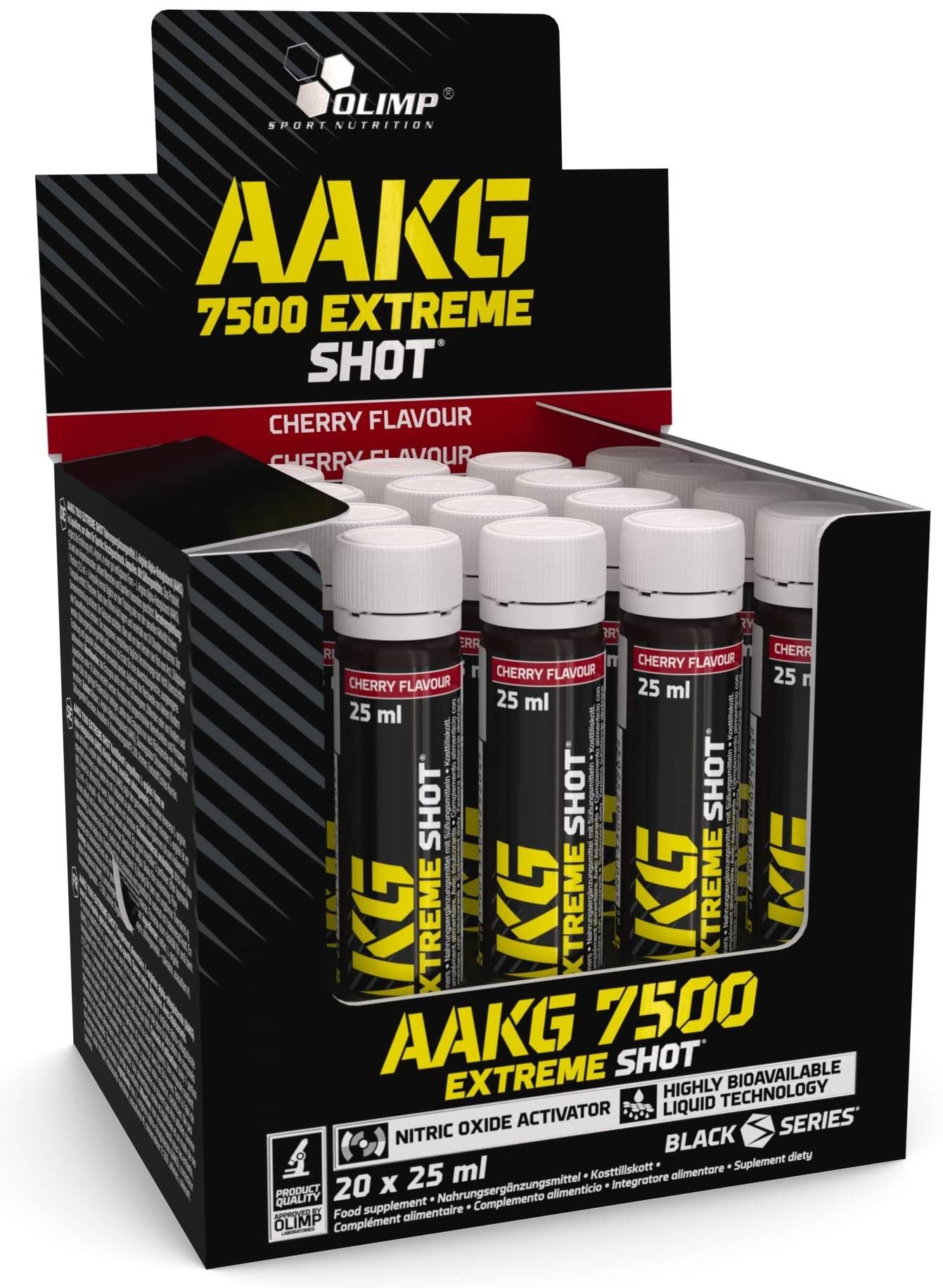 AAKG 7500 Extreme Shot Box, cireașă, 20 shoturi, Olimp