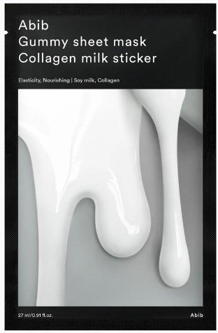 Abib Mască facială pe foaie Collagen Milk Sticker, 27 ml