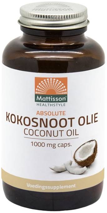 Absolute Coconut Oil, 1000 mg, 120 capsule, Mattisson Healthstyle